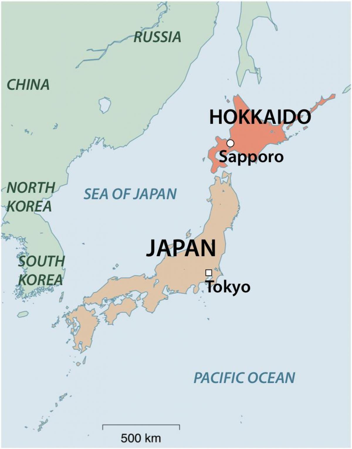 map of northern japan