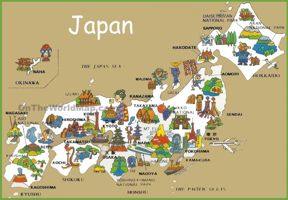 tourist map japan