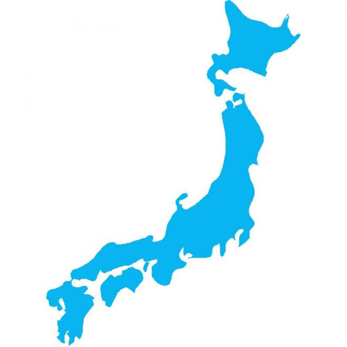 japan vector map