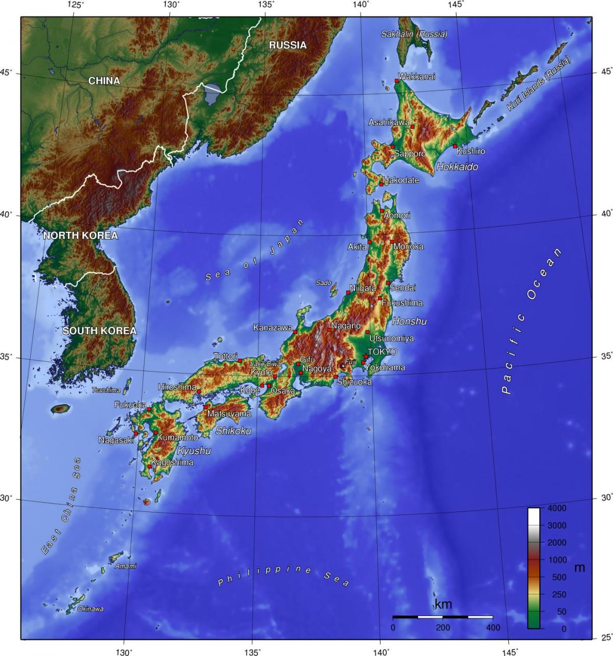 japan map offline