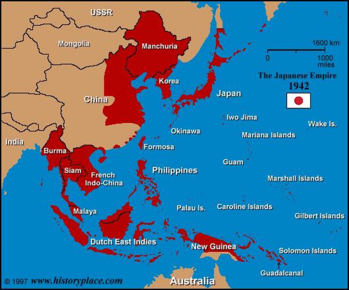 map of japanese empire