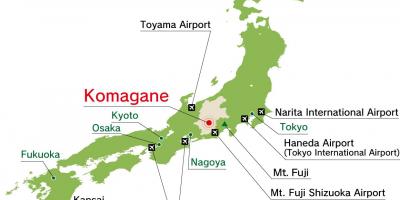 Japan map airports