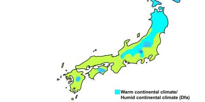 Climate map japan