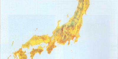 Map of japan vegetation